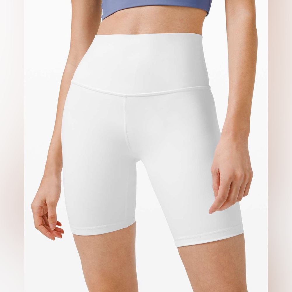 NWT Lululemon Align HR Short 8" White Size 2